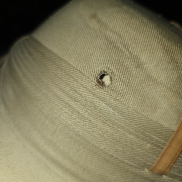 PITH HELMET,HAT CAP, SAFARI HELMET OR SOLA TOPI SIZE 7 1/4 Vintage - Picture 5 of 8